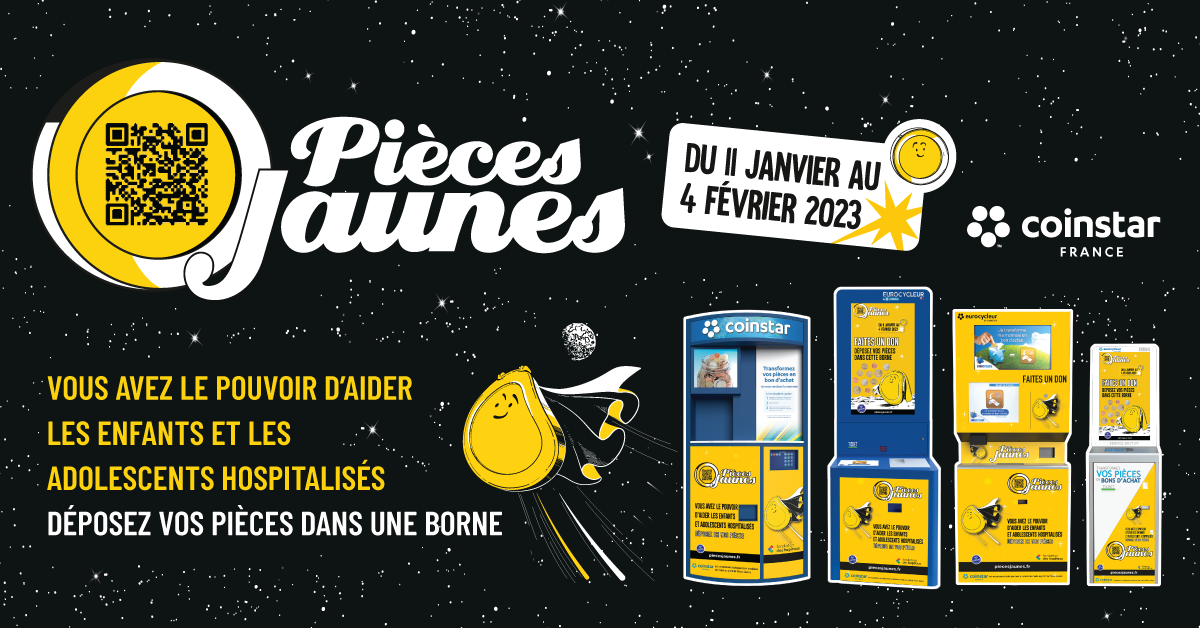 Pièces Jaunes 2023 Coinstar® France